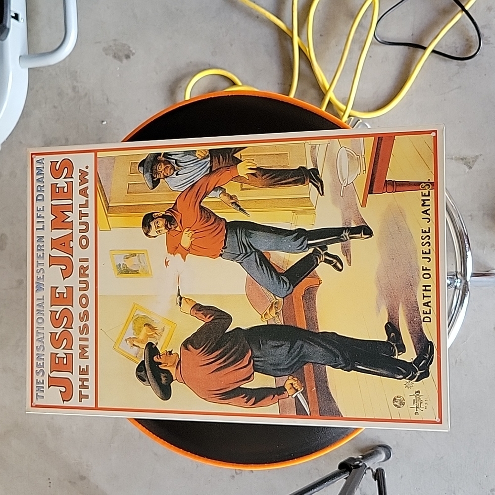 Retro metal sign